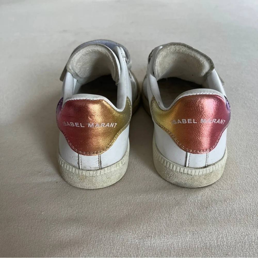 Isabel Marant Beth Classic Sneaker in Metallic Sunset Size 36 US 6 - Picture 6 of 8